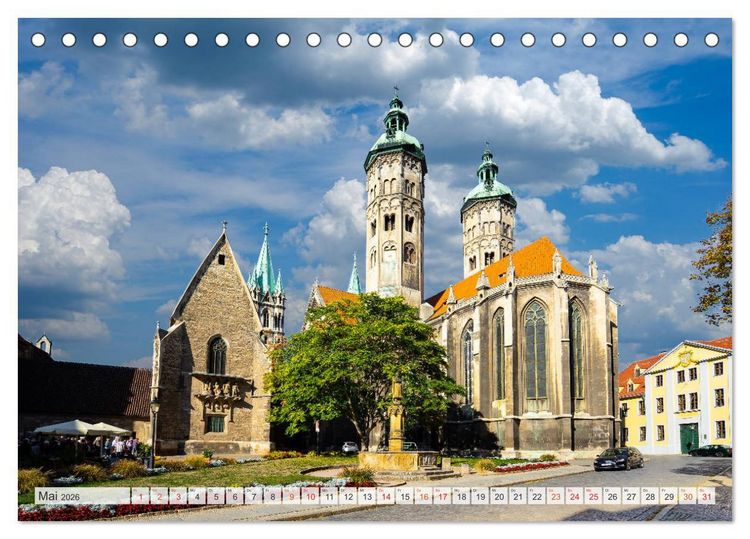 Produktbild: Naumburg Impressionen (Tischkalender 2026 DIN A5 quer), CALVENDO Monatskalender