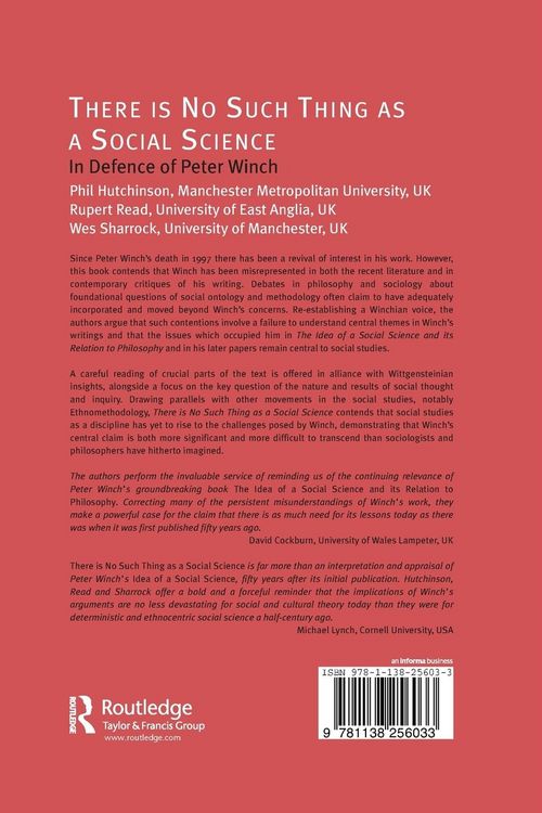 Produktbild: There is No Such Thing as a Social Science