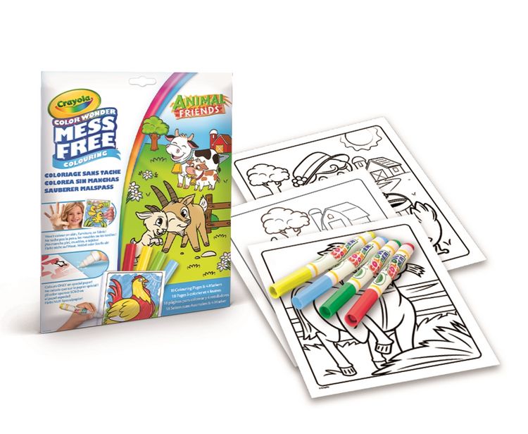 Produktbild: CRAYOLA - Color Wonder Malspass Tierfreunde