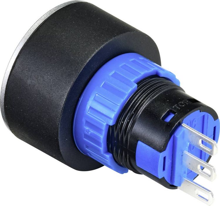 Produktbild: TRU COMPONENTS TC-9219072 Drucktaster 250 V/AC 3 A 1 x Aus/(Ein) rastend (&Oslash;) 25 mm IP65 1 St.