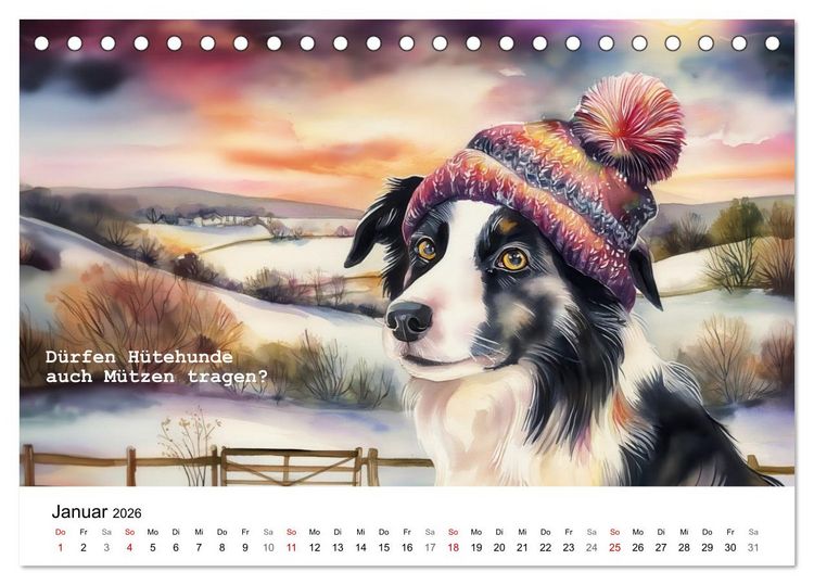 Produktbild: Lustige und paradoxe Fragen (Tischkalender 2026 DIN A5 quer), CALVENDO Monatskalender
