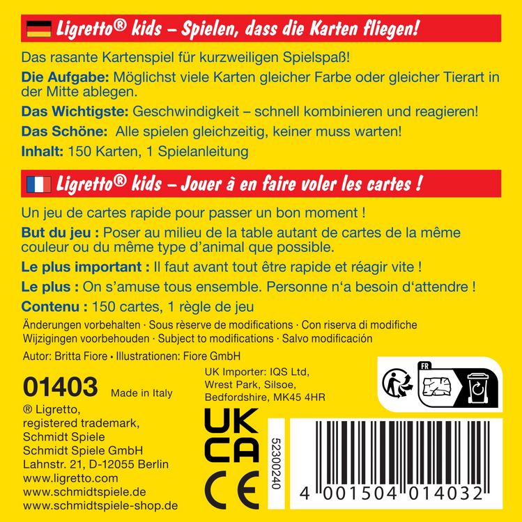 Ligretto Kids (Gebraucht) in Zürich für CHF 1 – mit Lieferung auf Ligretto Kids (Gebraucht) in Zürich für CHF 1 – mit Lieferung auf