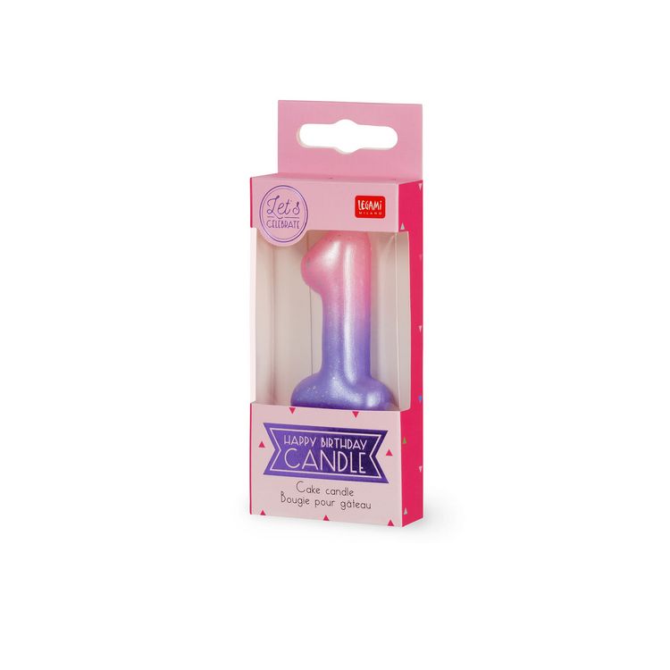 Produktbild: Legami Geburtstagskerze - Happy Birthday - Pink - 1