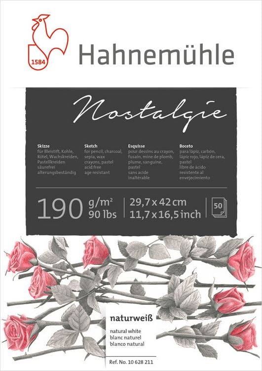 Produktbild: Hahnem&uuml;hle Papier Nostalgie, DIN A 3, 190 g/m&sup2;