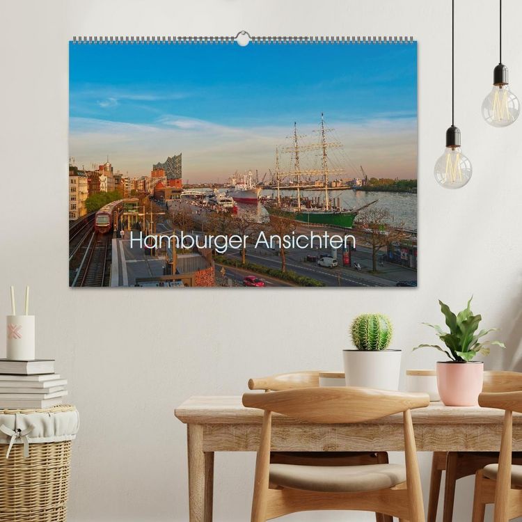 Produktbild: Hamburger Ansichten (Wandkalender 2026 DIN A2 quer), CALVENDO Monatskalender