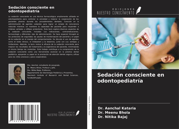 Produktbild: Sedaci&oacute;n consciente en odontopediatr&iacute;a