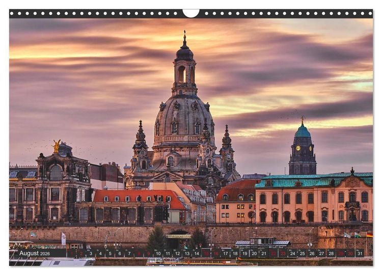 Produktbild: Dresden - Die Frauenkirche (Wandkalender 2026 DIN A3 quer), CALVENDO Monatskalender