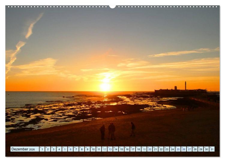 Produktbild: C&aacute;diz - Europas &auml;lteste Stadt (hochwertiger Premium Wandkalender 2026 DIN A2 quer), Kunstdruck in Hochglanz
