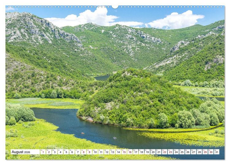Produktbild: Montenegro - Das Land der schwarzen Berge (Wandkalender 2026 DIN A2 quer), CALVENDO Monatskalender