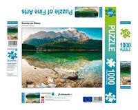 Produktbild: CALVENDO Puzzle Sommer am Eibsee | 1000 Teile Lege-Gr&ouml;&szlig;e 64x48cm Foto-Puzzle f&uuml;r gl&uuml;ckliche Stunden