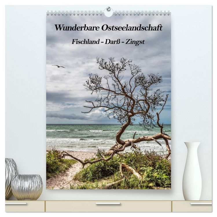 Produktbild: Wunderbare Ostseelandschaft Fischland-Dar&szlig;-Zingst (hochwertiger Premium Wandkalender 2026 DIN A2 hoch), Kunstdruck in Hochglanz