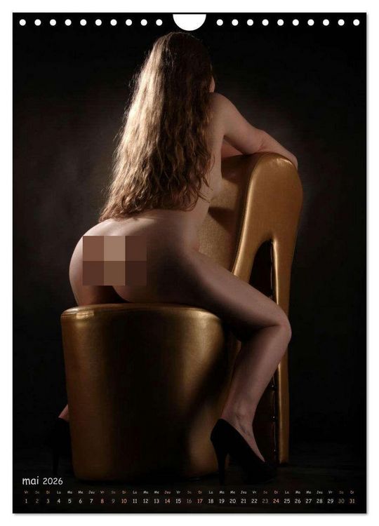Produktbild: Beaut&eacute;s blondes nues (Calendrier mural 2026 DIN A4 horizontal), CALVENDO calendrier mensuel