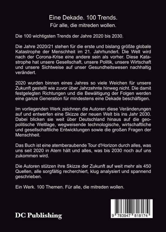 Produktbild: Die Dekade 2020-2030