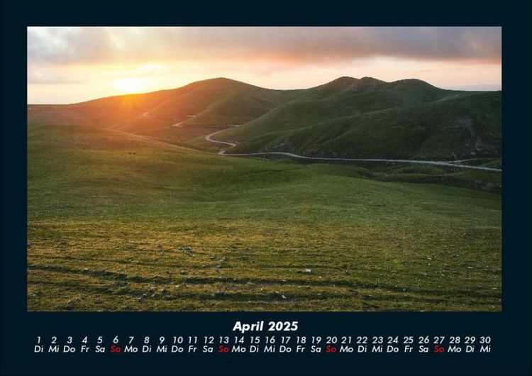 Produktbild: Bergige Welten 2025 Fotokalender DIN A4