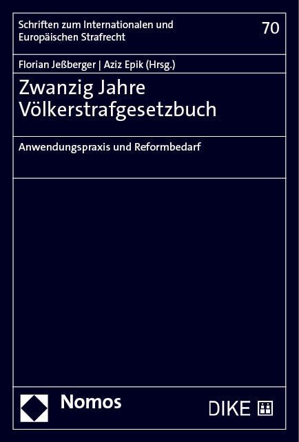 Produktbild: Zwanzig Jahre V&ouml;lkerstrafgesetzbuch