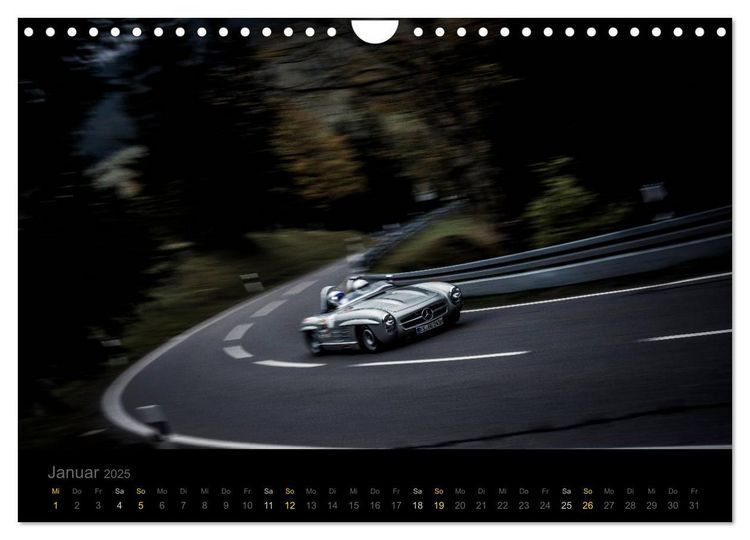 Produktbild: Mercedes Benz 300SL - Racing (Wandkalender 2025 DIN A4 quer), CALVENDO Monatskalender