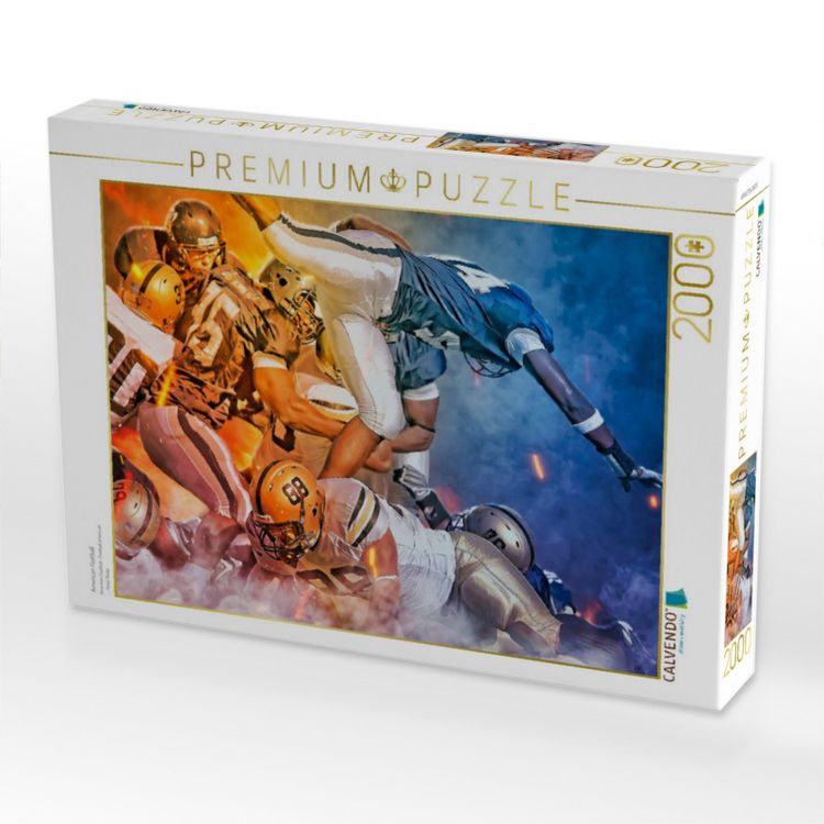 Produktbild: CALVENDO Puzzle American Football | 2000 Teile Lege-Gr&ouml;&szlig;e 90x67cm Foto-Puzzle f&uuml;r gl&uuml;ckliche Stunden