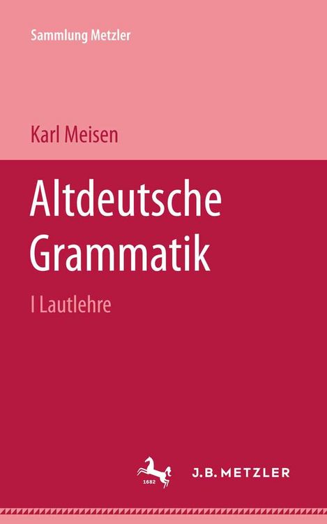 Produktbild: Altdeutsche Grammatik I Lautlehre