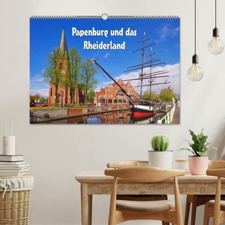 Produktbild: Papenburg und das Rheiderland (Wandkalender 2026 DIN A2 quer), CALVENDO Monatskalender
