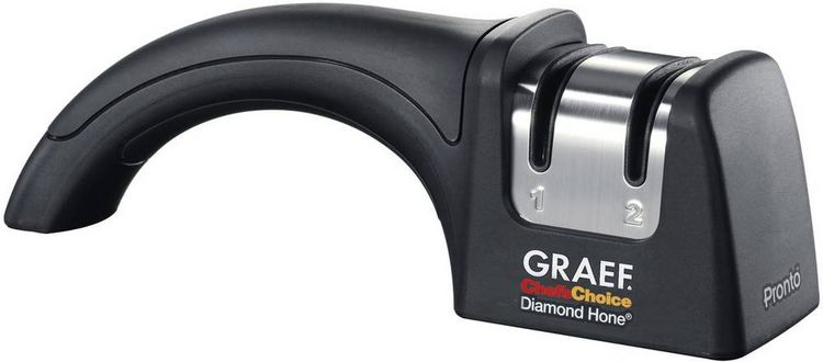 Produktbild: Graef PRONTO PRONTO Messersch&auml;rfer Schwarz, Edelstahl
