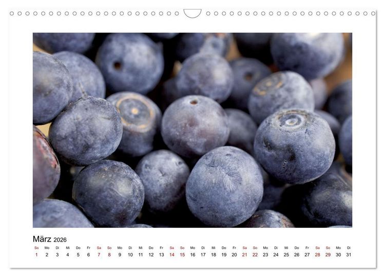 Produktbild: Frisches Obst - Mit leckeren Fr&uuml;chten und Vitaminen gesund durchs Jahr! (Wandkalender 2026 DIN A3 quer), CALVENDO Monatskalender