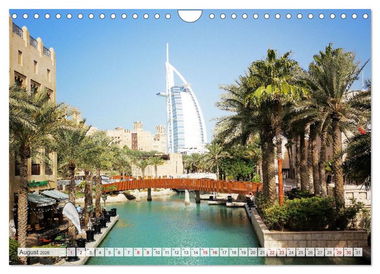 Produktbild: Orient - Manama, Abu Dhabi, Dubai, Maskat (Wandkalender 2026 DIN A4 quer), CALVENDO Monatskalender