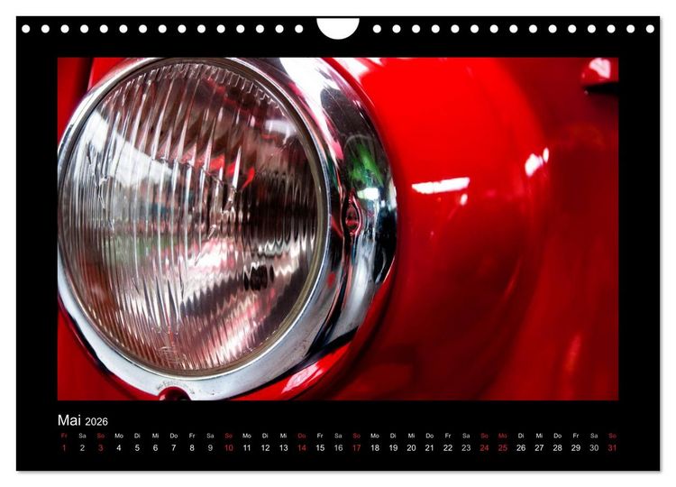 Produktbild: Rot (Wandkalender 2026 DIN A4 quer), CALVENDO Monatskalender