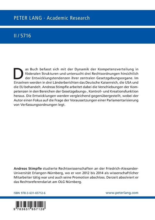 Produktbild: Kompetenzverschiebungen zwischen Gesetzgebungsorganen in f&ouml;deralen Strukturen