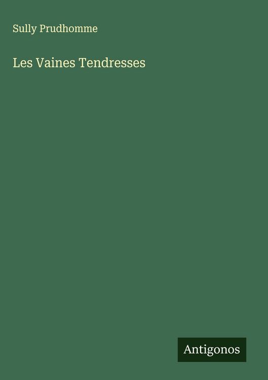 Produktbild: Les Vaines Tendresses