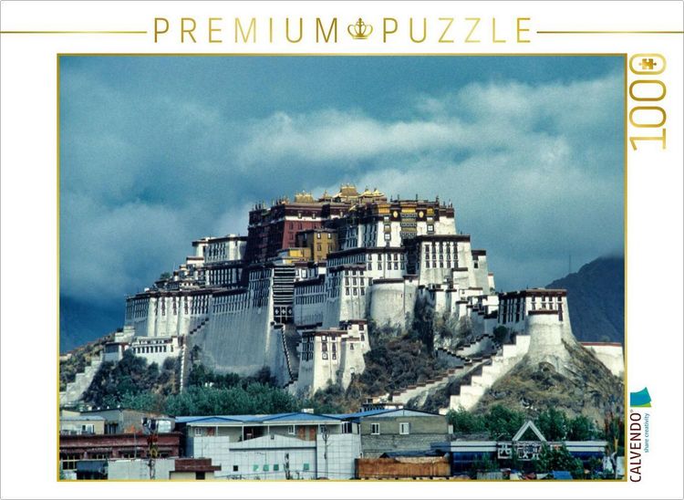 Produktbild: CALVENDO Puzzle Potala-Palast Weltkulturerbe | 1000 Teile Lege-Gr&ouml;&szlig;e 64x48cm Foto-Puzzle f&uuml;r gl&uuml;ckliche Stunden