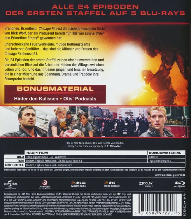 Produktbild: Chicago Fire - Staffel 1 [5 BRs]