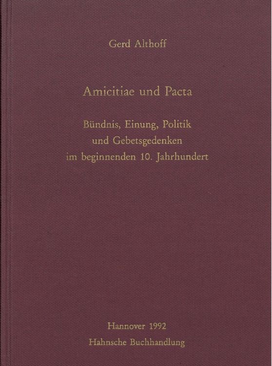 Produktbild: Amicitiae und Pacta