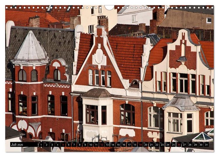 Produktbild: Ostseeperle L&uuml;beck (Wandkalender 2026 DIN A3 quer), CALVENDO Monatskalender