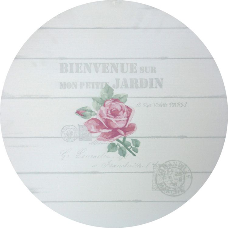 Produktbild: HTI-Living Gartenstuhl Celia "Bienvenue" 2er Set Gartenstuhl Celia "Bienvenue" 2er Set