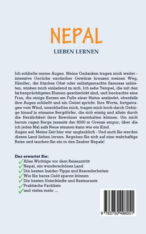 Produktbild: Nepal lieben lernen: Der perfekte Reisef&uuml;hrer f&uuml;r einen unvergesslichen Aufenthalt in Nepal inkl. Insider-Tipps und Packliste