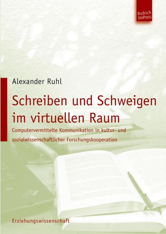 Produktbild: Schreiben und Schweigen im virtuellen Raum