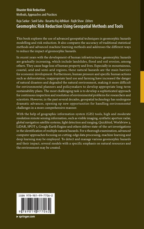 Produktbild: Geomorphic Risk Reduction Using Geospatial Methods and Tools