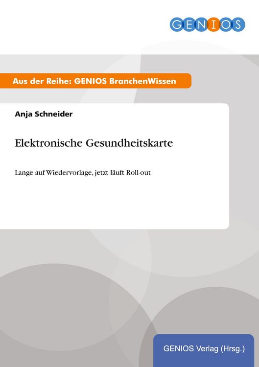 Produktbild: Elektronische Gesundheitskarte