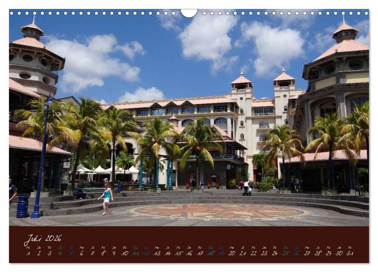 Produktbild: Indische Perle - Mauritius (Wandkalender 2026 DIN A3 quer), CALVENDO Monatskalender