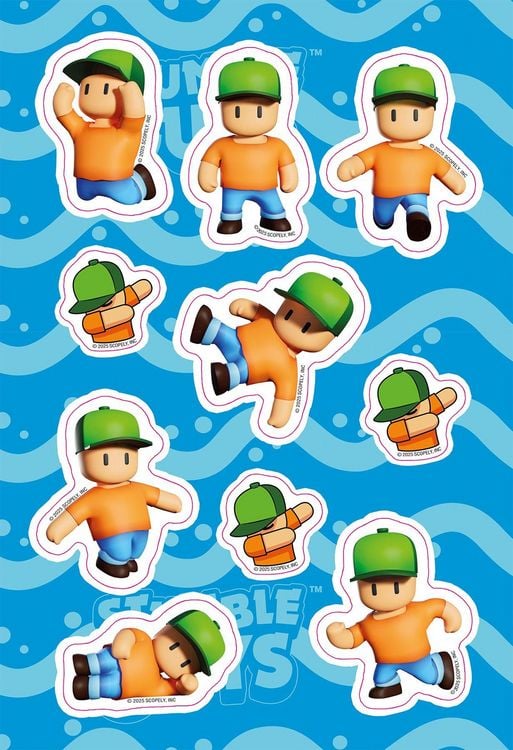 Produktbild: Stumble Guys: Superstarker Sticker- und R&auml;tselspa&szlig;