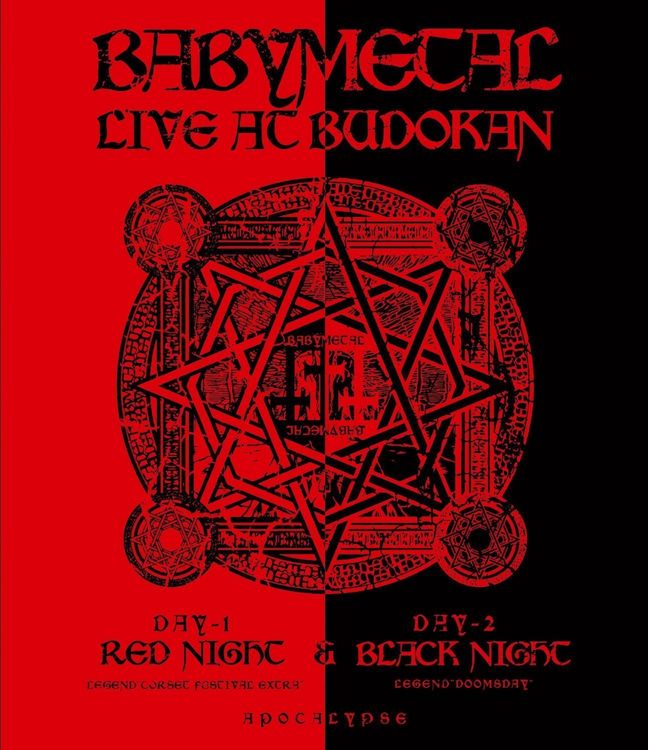 Produktbild: Babymetal - Live at Budokan/Red Night & Black Night Apocalypse