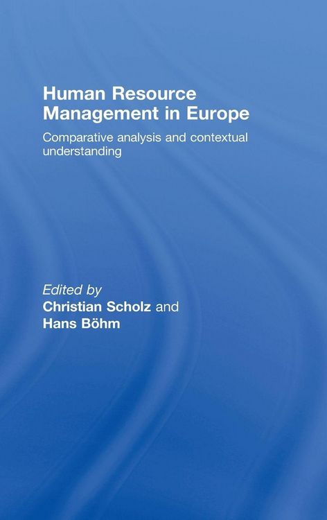 Produktbild: Human Resource Management in Europe