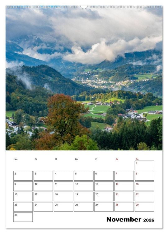 Produktbild: Mein Berchtesgadener Land (Wandkalender 2026 DIN A2 hoch), CALVENDO Monatskalender