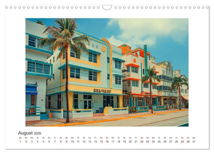 Produktbild: Miami - pulsierende Metropole (Wandkalender 2026 DIN A3 quer), CALVENDO Monatskalender