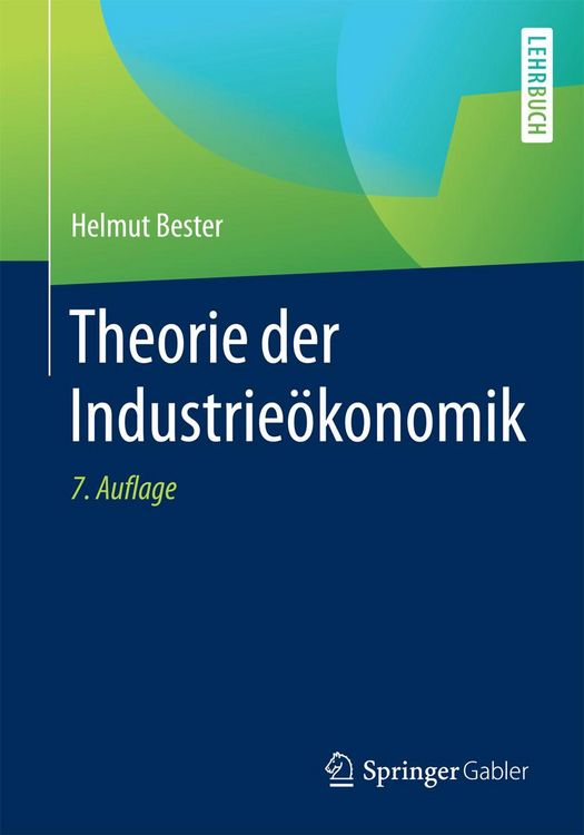 Produktbild: Theorie der Industrie&ouml;konomik