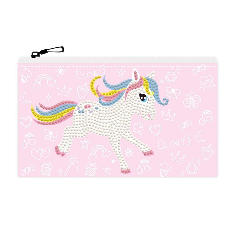 Produktbild: DOTZIES BY DIAMOND DOTZ - Diamond Painting Etui Einhorn