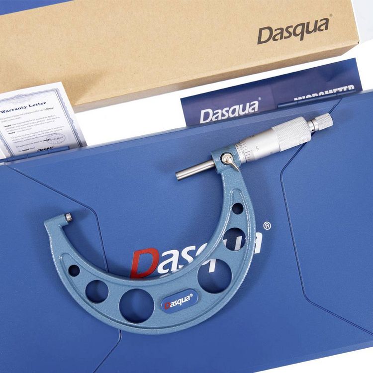 Produktbild: Dasqua 4111-8120 Au&szlig;enmessschraube 75 - 100mm Ablesung: 0.01mm