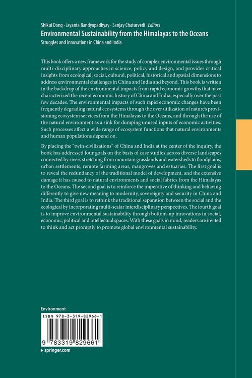 Produktbild: Environmental Sustainability from the Himalayas to the Oceans