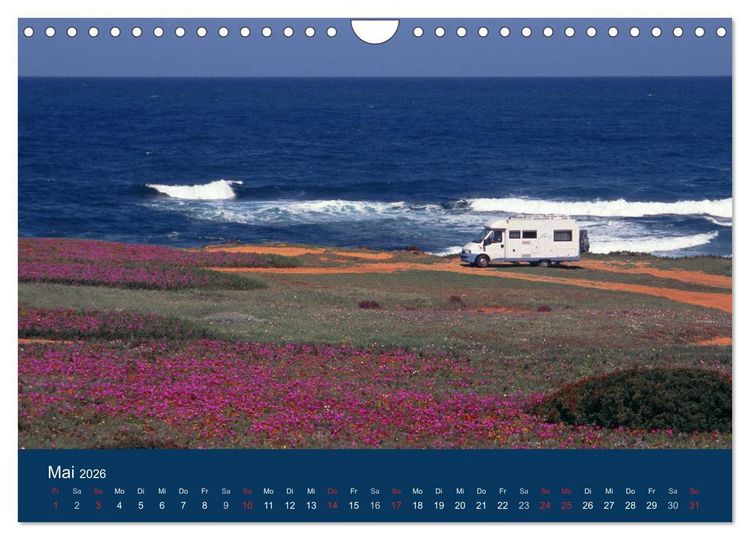 Produktbild: Wohnmobil-Reisen (Wandkalender 2026 DIN A4 quer), CALVENDO Monatskalender