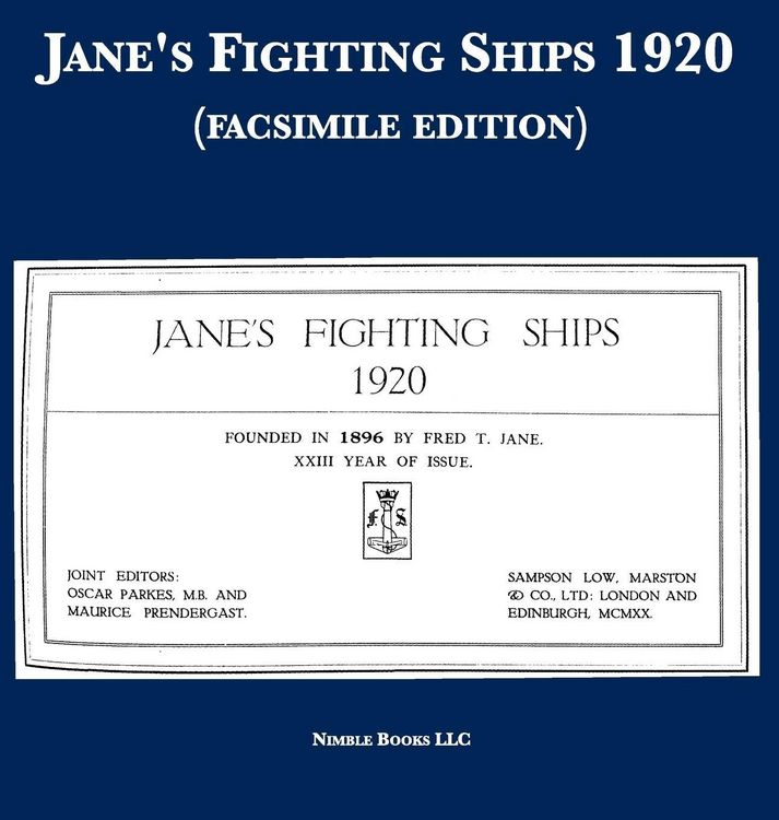 Produktbild: Jane's Fighting Ships 1920 (facsimile edition)